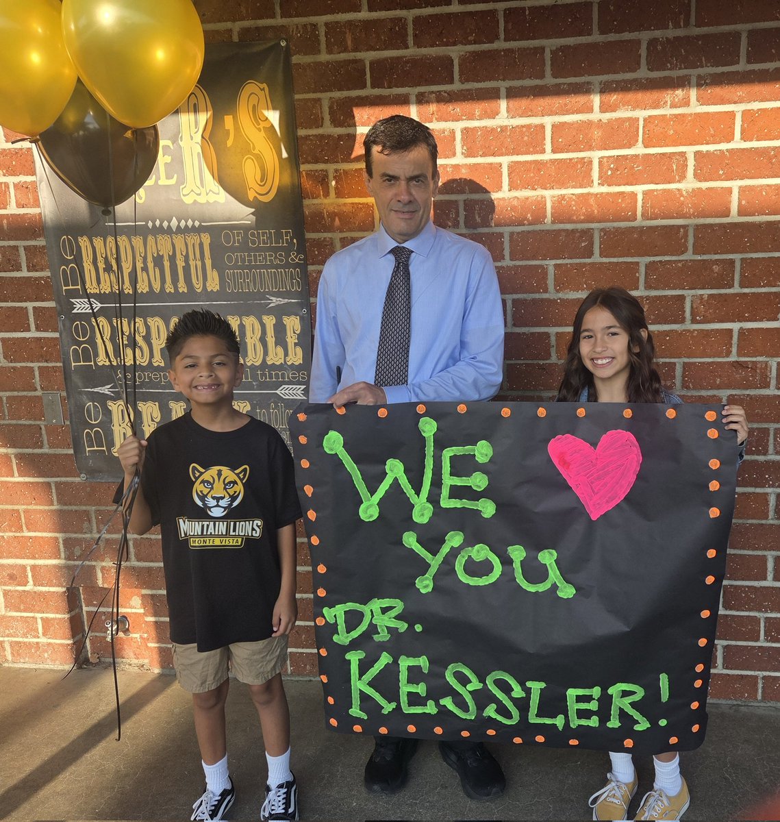 MonteVistaWCUSD's tweet photo. October is National Principal Appreciation Month! We are grateful for Dr. Kessler's leadership, vision, and dedication to our students and school community. Thank you for all you do to guide, support, and inspire every day. 🖤💛 @WestCovinaUSD https://t.co/N6gsgPSHdn