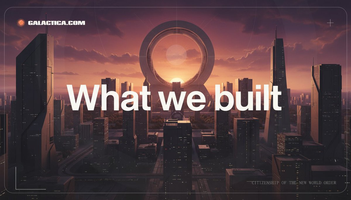 GalacticaNet's tweet image. 🛠 Infra &amp;amp; Product Update - Galactica

 A thread on what we’ve been building 👇