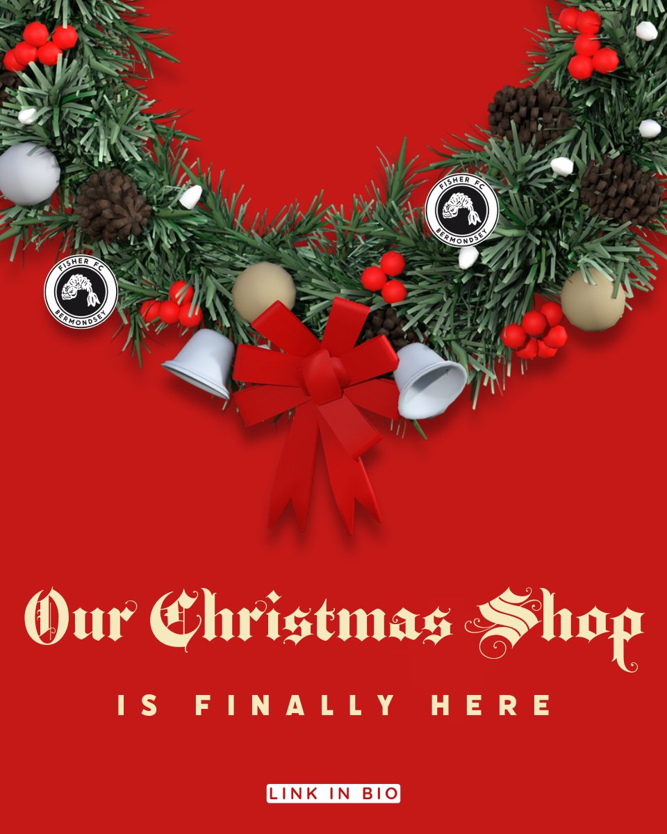 FisherFCshop's tweet photo. Say it quietly, but the first of our @FisherFC Christmas Collections has been added to our online shop 👀🧑‍🎄🎄 And for the next five days there's 20% site wise! Head over now using the link below 

https://t.co/fEEYTrSUuH https://t.co/JOIruQ85eP