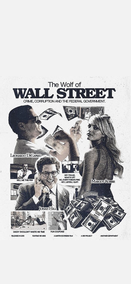 Wolf of Wall Street 💰 🤑 
.