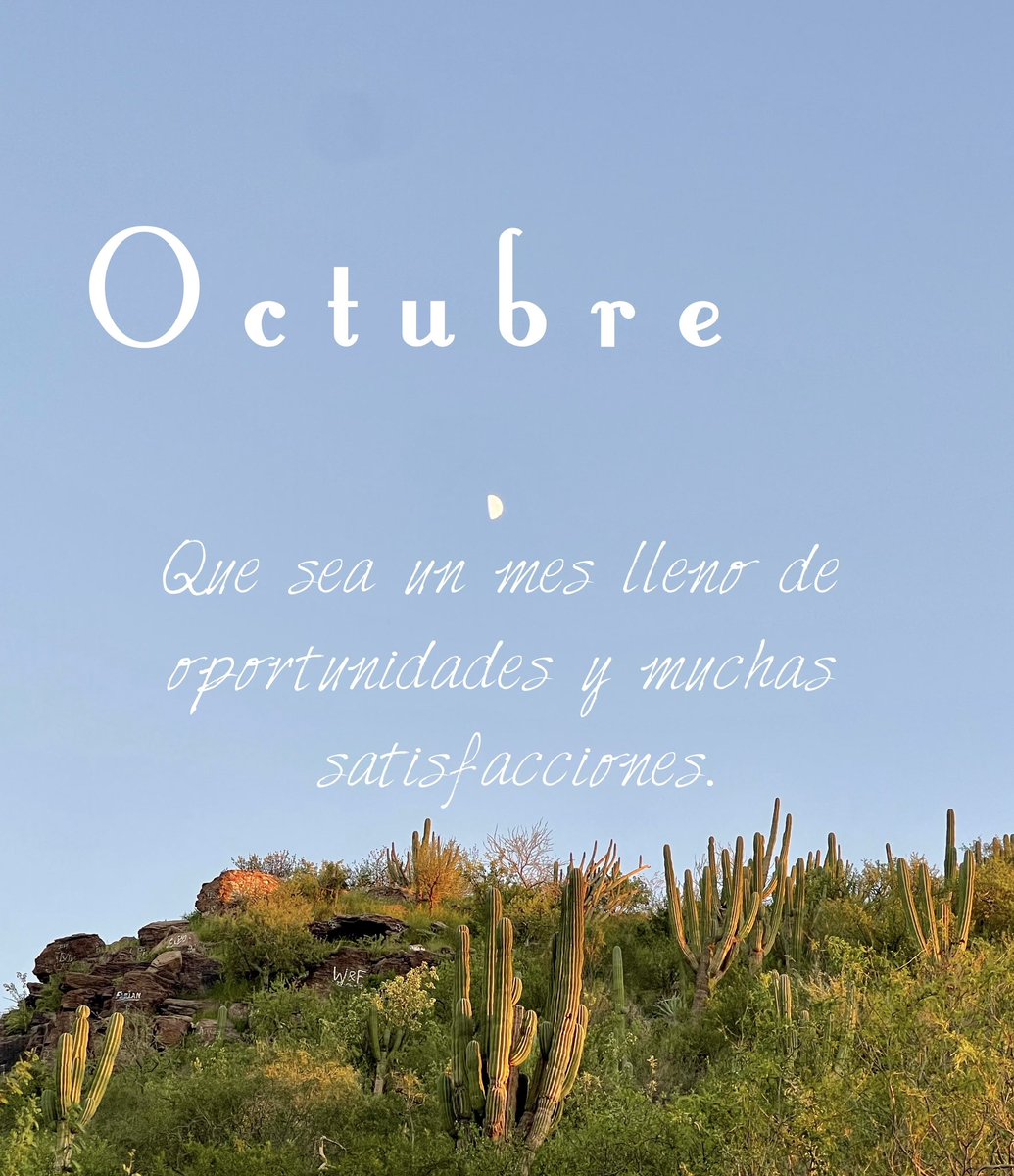 RosaSolorioR's tweet photo. Mitad de semana, primer día del mes, que venga cargado de cosas bonitas para todos.🫰🏻  
#LunasDeOctubre  #BuenasVibrasParaTodos https://t.co/SBpB2vIUOz