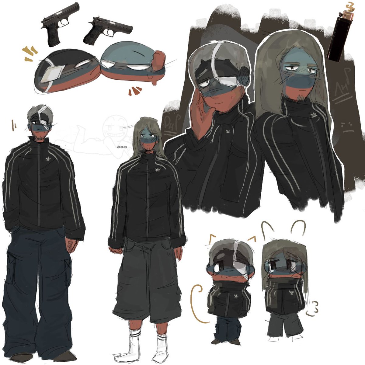 Boblitopiii's tweet photo. DPR and LPR..yay #CountryHumans https://t.co/q2xHrVjOdm