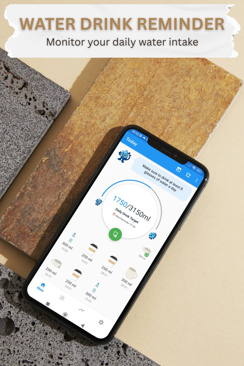 ReminderDrink's tweet photo. 💧 Water Drink Reminder is now stronger with its new design — more minimal, more motivating, and more persuasive!
Stay refreshed and make drinking water a daily habit. 🚰

👉🏻 https://t.co/t9Yn0WpnXj https://t.co/3HGJ5zv2JZ