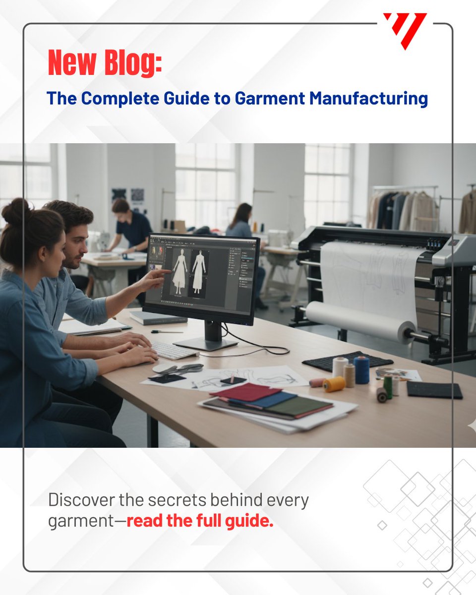 velocitplotters's tweet image. ✨ New on our blog! ✨
Discover the key stages of garment manufacturing and learn how Velocity Plotters’ innovative solutions are transforming the apparel and textile industry.
Don’t miss this complete guide! 👇
velocityplotters.com/the-complete-g…