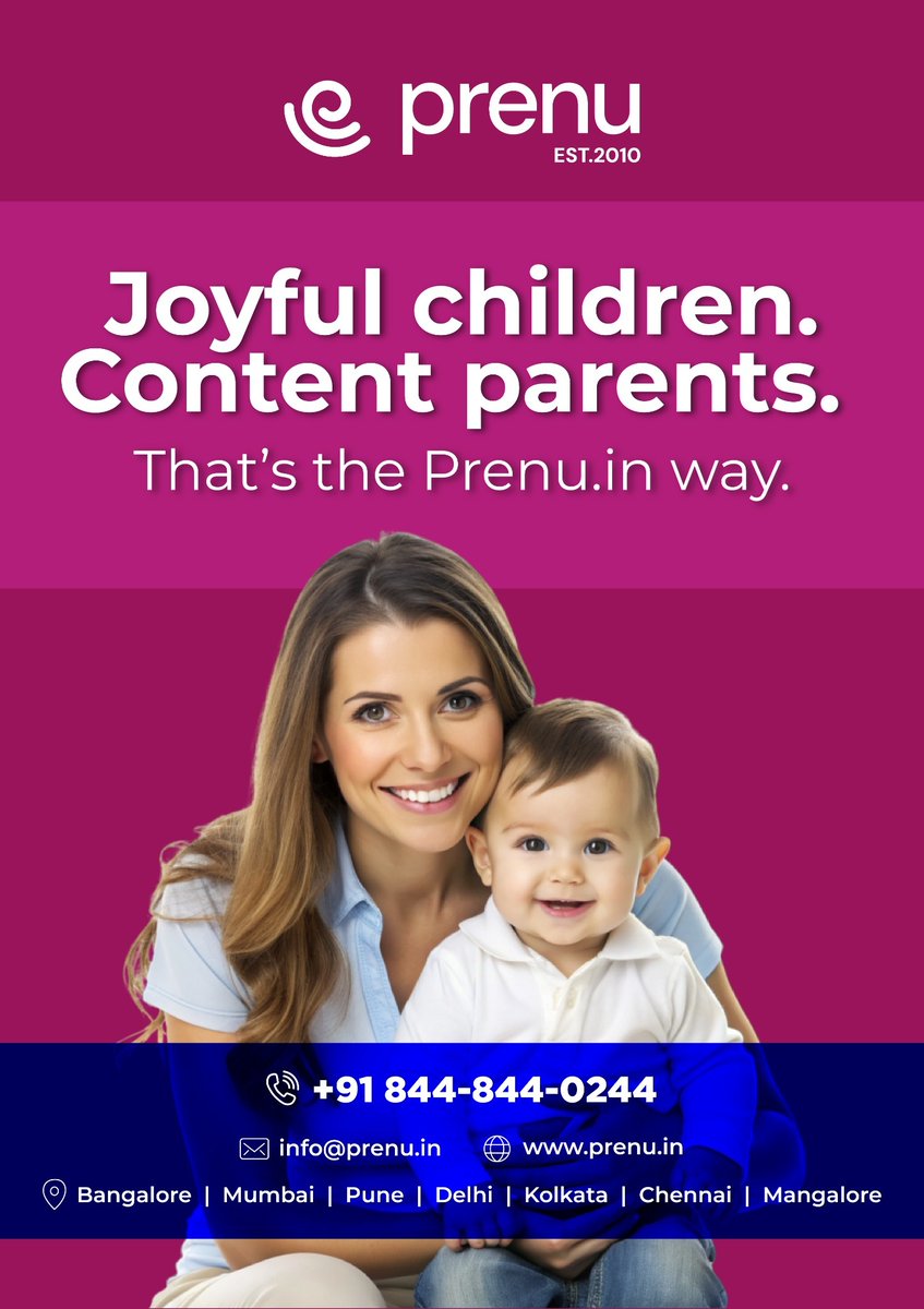 PrenuServices's tweet photo. Trusted, trained, and verified babysitters available at your doorstep with https://t.co/iDvkaAph7s. Your child's care, comfort, and safety are our top priorities. Contact us at +91 844-844-0244 or visit https://t.co/bzG3DOg2Uc. https://t.co/xRzQY4BOf8