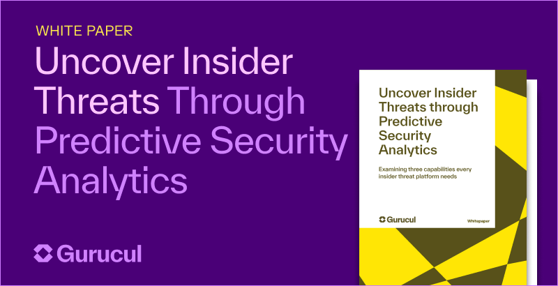 Nation-state-style threats don’t always use malware. Prediction, behavior analytics, risk scoring—they matter more than ever.

Get our new white paper: Uncover Insider Threats Through Predictive Security Analytics 🔍

See how to detect the undetected. tinyurl.com/49555a35