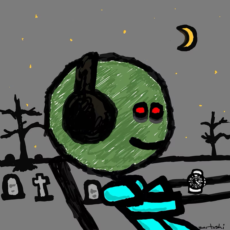 its officially uptober and spooky season time to rep the shit outta my zombie mfer

LFG mfers 

nom nom 🧟‍♂️🧠