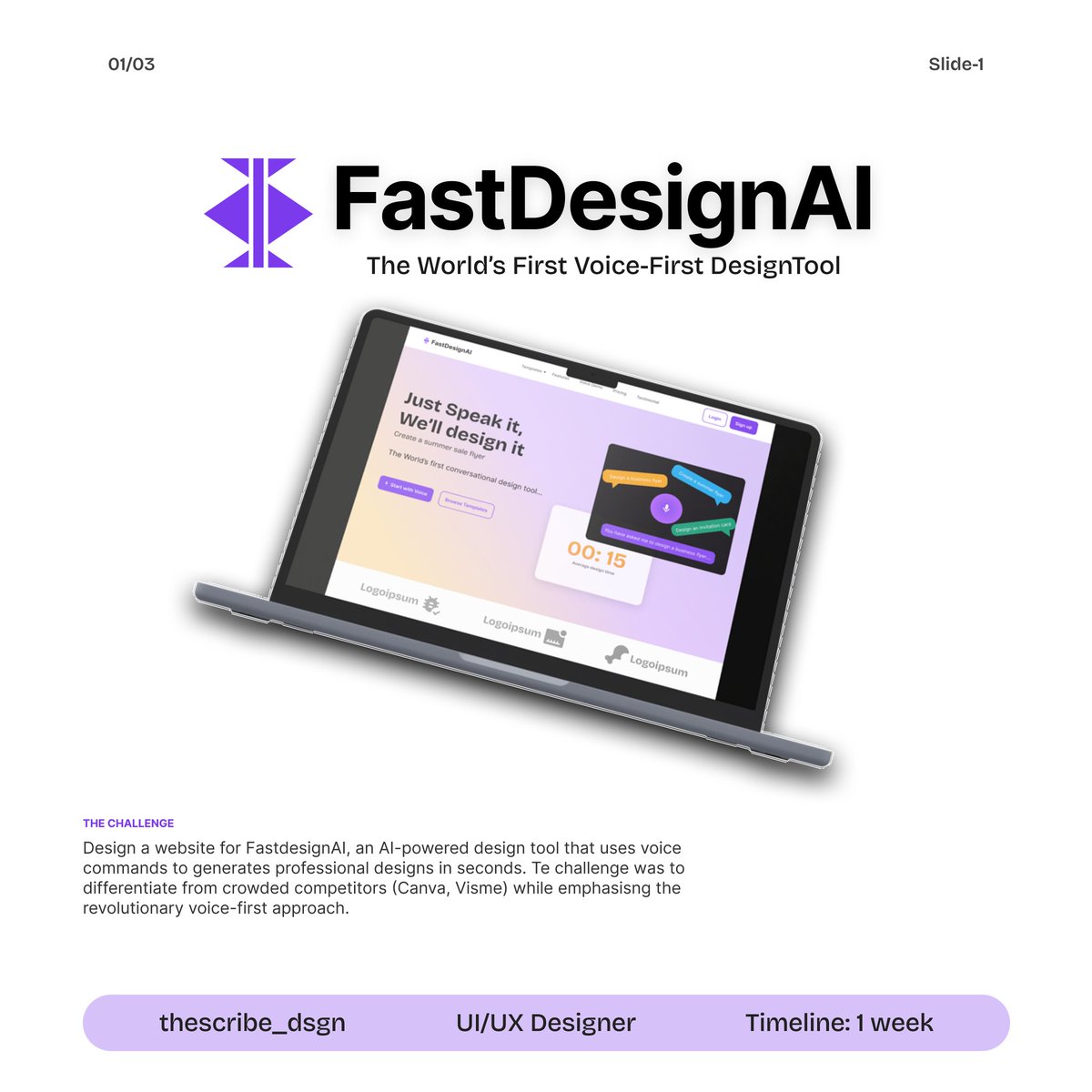 thescribe_dsgn's tweet photo. GM fam 

Let's drop our designs (excuse the timeframe difference, good things require meticulous process)

I also have the case study developed, checkout my Behance page for that👇https://t.co/nowbIli354

🌟Enjoy and comment!

#FastdesignAi https://t.co/BZAmfvcfnm