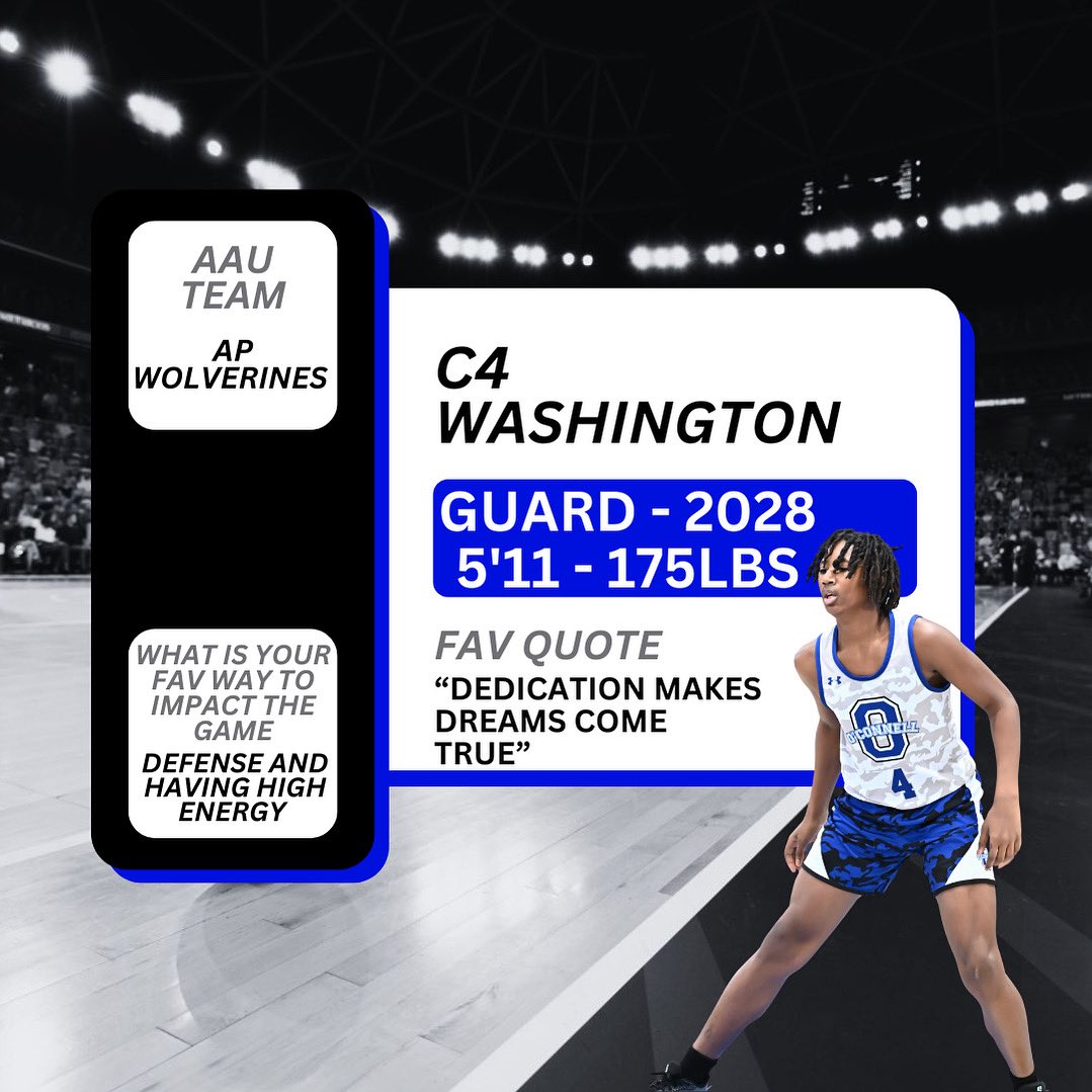 OConnellBBall's tweet photo. ⭐️Player Spotlight⭐️

🏀: C4 Washington 

🔵⚪️🏀 #WeAreDJO https://t.co/2juyM2IX6a