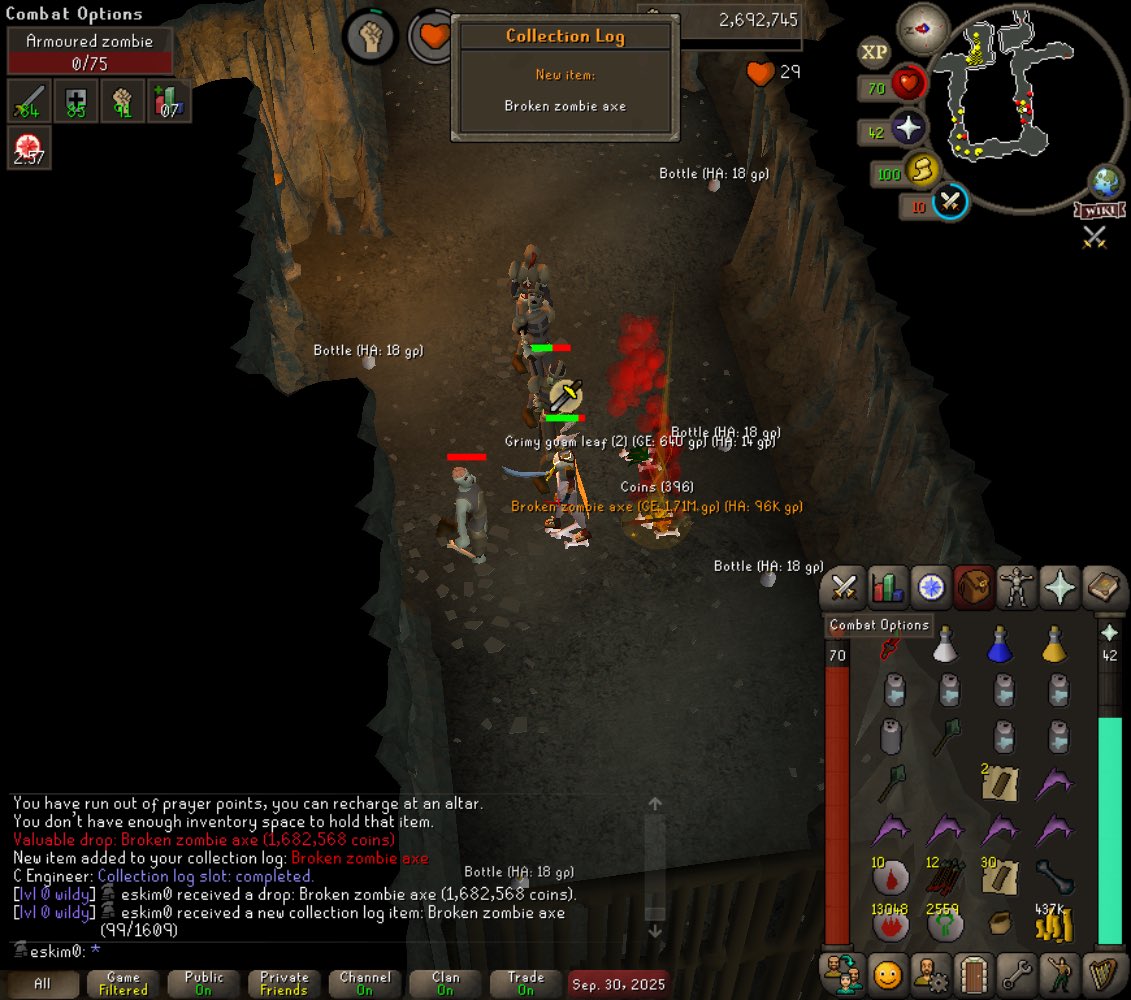 Zombie axe on the iron 🧟‍♂️