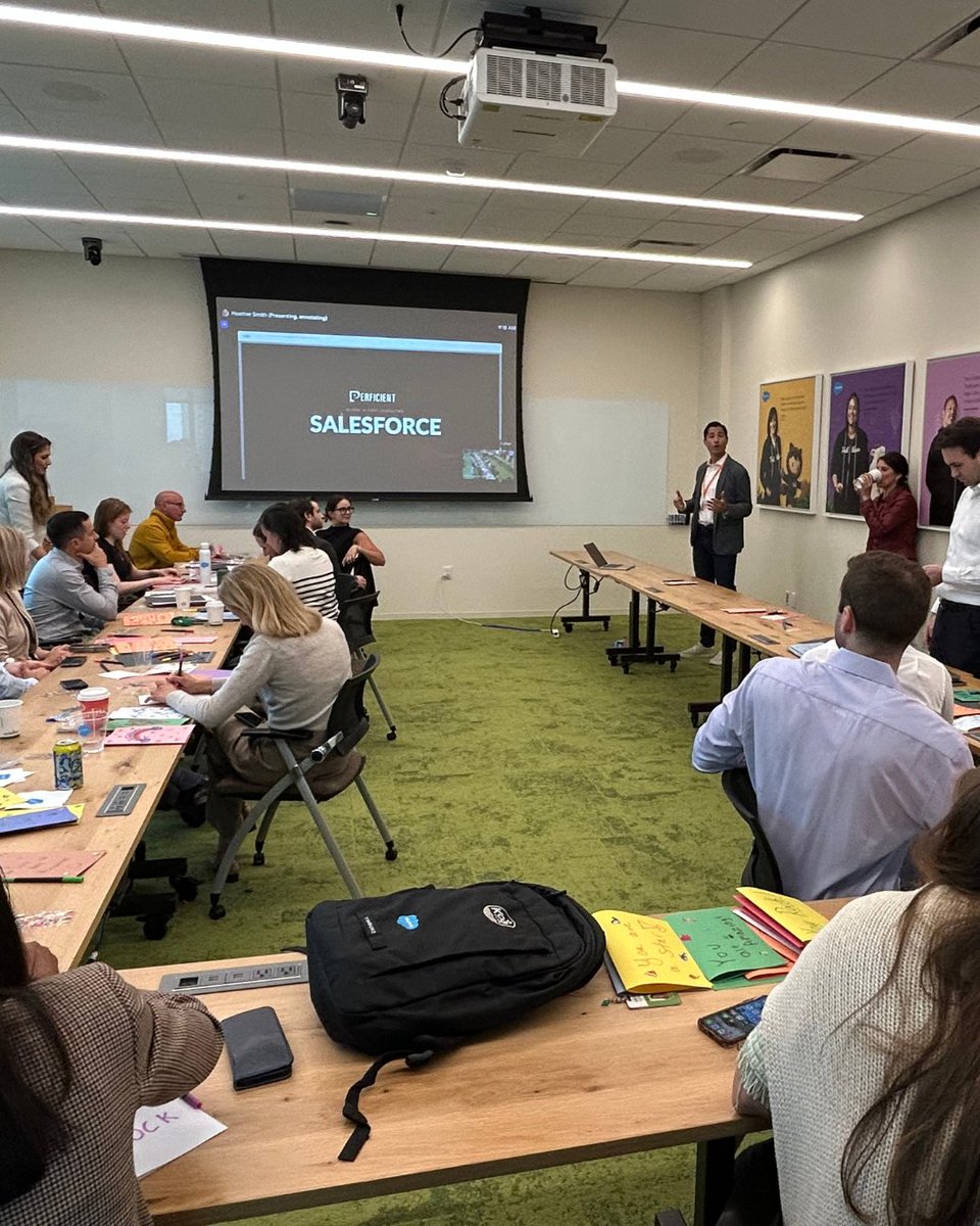 Perficient's tweet image. Teamwork. Impact. Innovation. All in one unforgettable day in NYC!
Earlier this month, our team joined forces with Salesforce’s financial services leadership and account teams for an incredible volunteer team-building event where together we:
✅ Assembled back-to-school…