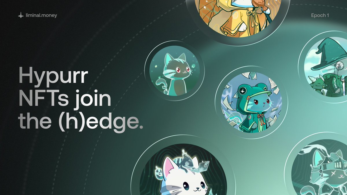 liminalmoney's tweet image. Liminal welcomes the Hypurr holders to the (h)edge.

Holding a Hypurr NFT now unlocks Hyperks:

• 50% off performance fees on current product
• Highest referral tier with 30% commission

Hypurrs, the (h)edge is yours.