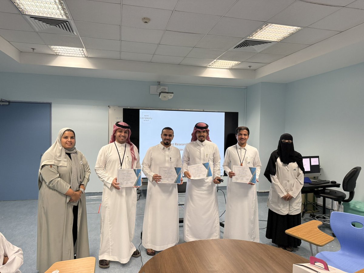 Honored to receive The Best Research of the Year Award 2025 from the Pediatric Emergency Medicine Fellowship at KFMC.
Grateful to my mentors and colleagues for their support throughout this journey.