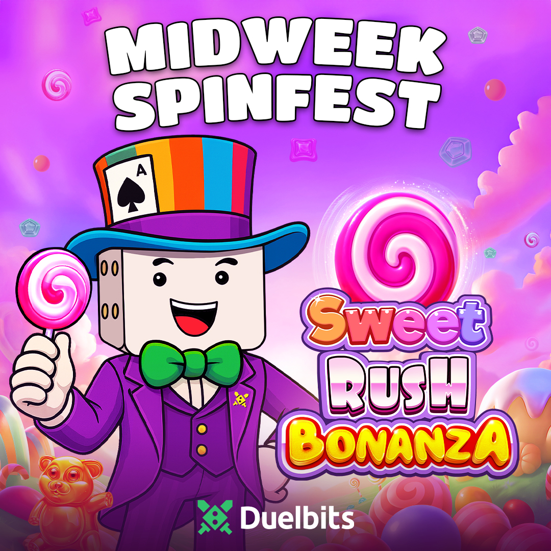 25 FREE SPINS - SWEET RUSH BONANZA! 🍭

Who’s ready to sweeten their midweek? 25 x $1 FREE SPINS on Sweet Rush Bonanza are waiting! 

To enter:
🍬 Follow <a href="/DuelbitsAce/">DuelbitsAce</a> 
🍭 Like &amp; Repost
🍫 Reply with your UID

Winners randomly selected in 24 hours! 🎁