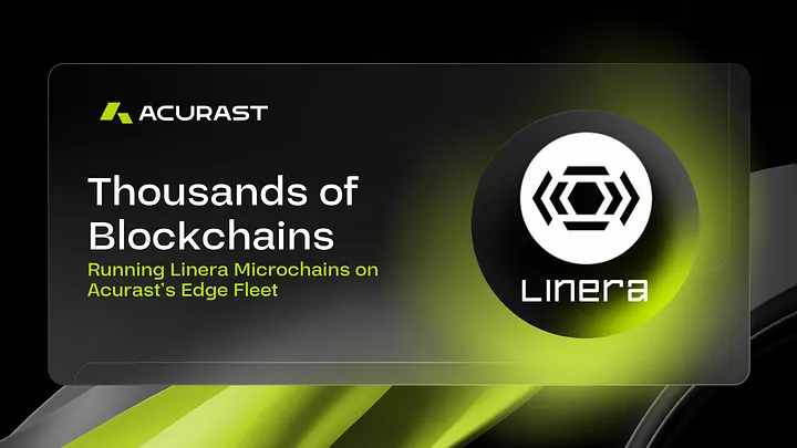 daus2402's tweet photo. Thousands of Blockchains: Running Linera Microchains on Acurast’s Edge Fleet

Why Acurast + Linera Makes Perfect Sense ?
-WASM-First, Rust-Powered Logic
-Massive Horizontal Scaling
-Secure, Sandboxed Execution

#gmicrochains #Linera @linera_io https://t.co/O2xi0vGS1w