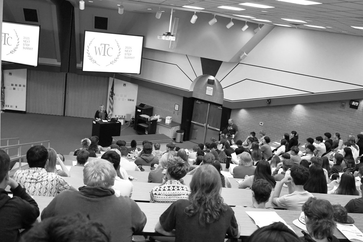 WTC's Next Step Summit finished the month of September strong as students rotated through break-out sessions, college, military and employment booths learning about what employers need and expect. WTC is committed to "educating people for success"!