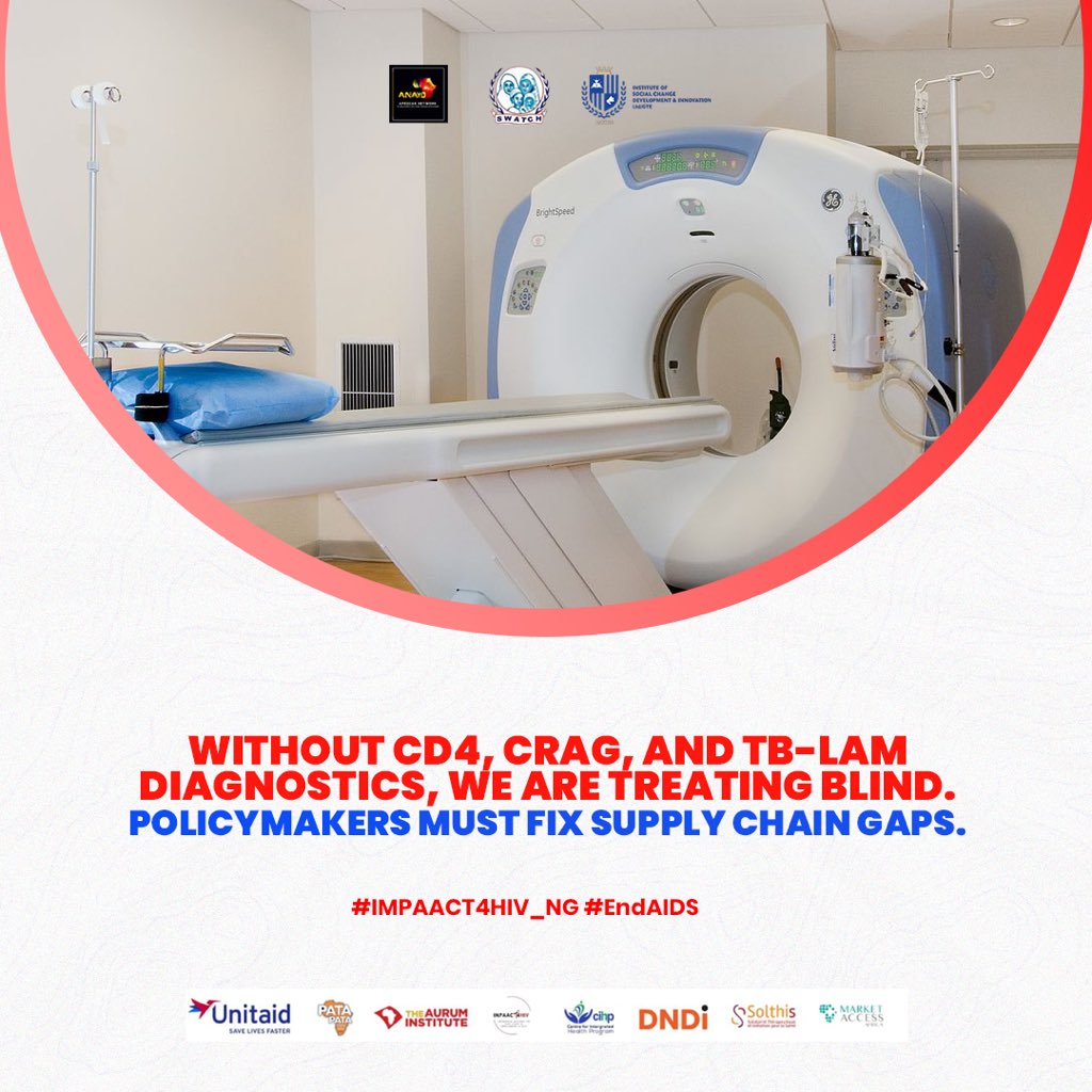 Without proper treatment and with the right tool- False diagnosis exists.
We urge policy makers to provide testing equipment and fix supply chain 

*#IMPAACT4HIV*
*#IMPAACT4HIV_NG*
*#EndAIDS*