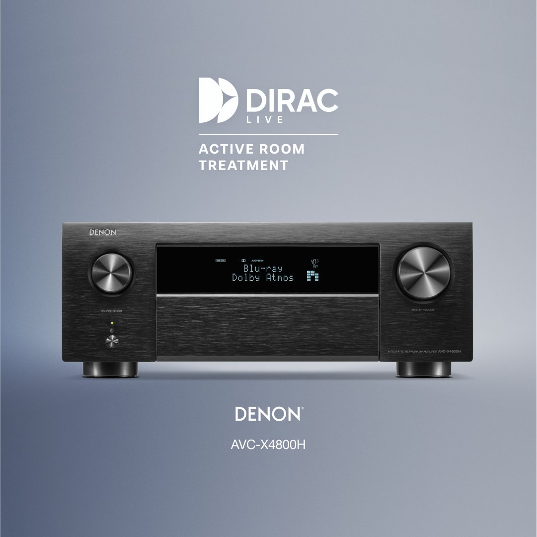 Denon is pleased to share that Dirac Live ART is available on all devices that support Dirac Live Room Correction and Bass Control. Dirac Live transforms your listening experience by improving sound quality.

Get Dirac for your Denon: dirac.com/live/denon/#Di…