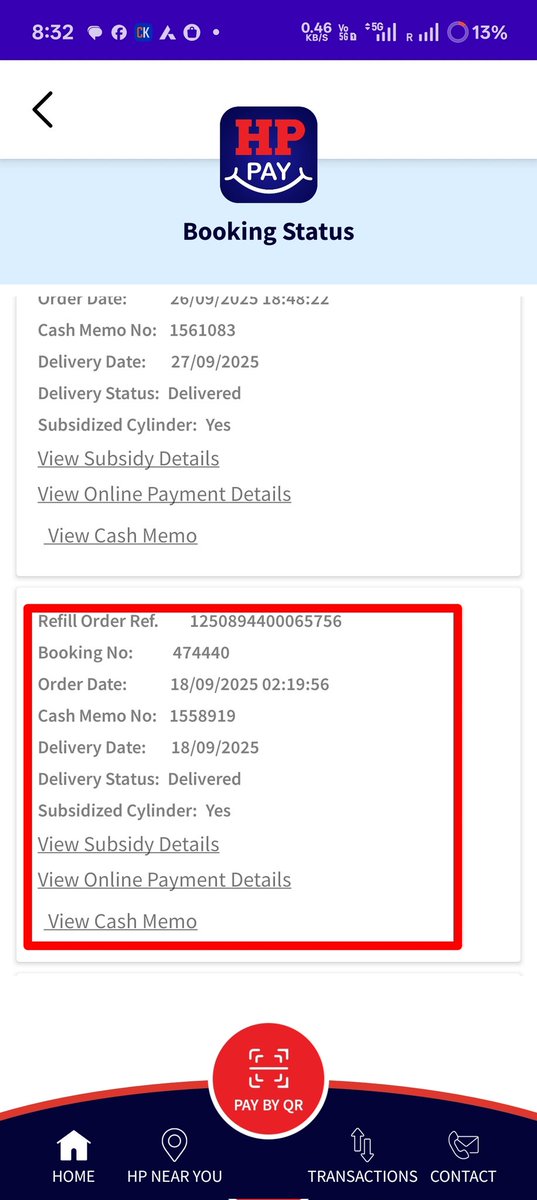 LazyishEngineer's tweet photo. @MoPNG_eSeva I can still see the fake booking record in my booking history https://t.co/LTgbfbz9L2