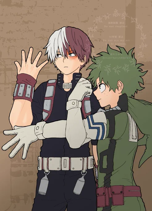 #ひらいて赤ブー 僕◯ヒー□ーア◯デ◯ア 轟凍 × 緑出 「そば好きの君 、そばかすな僕」 継続開催どうかお願いします!