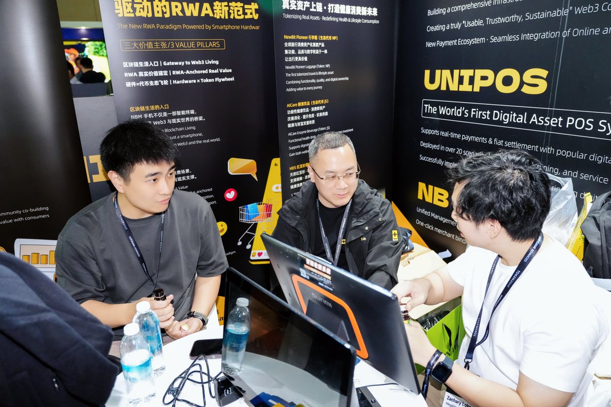 NewBitex's tweet image. 🔥 NewBit takes the stage at TOKEN2049 Singapore as an Official Sponsor!

🎯🎯Our full RWA ecosystem &amp;amp; UniPOS payment matrix are stealing the spotlight 
🚩🚩crowds, energy, and nonstop collaborations!
#TOKEN2049Singapore #RWA #unipos