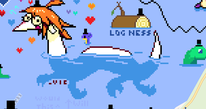 MoniqueMonsters's tweet photo. shoutout to Loch Ness on Wplace https://t.co/UunGu0zY7h