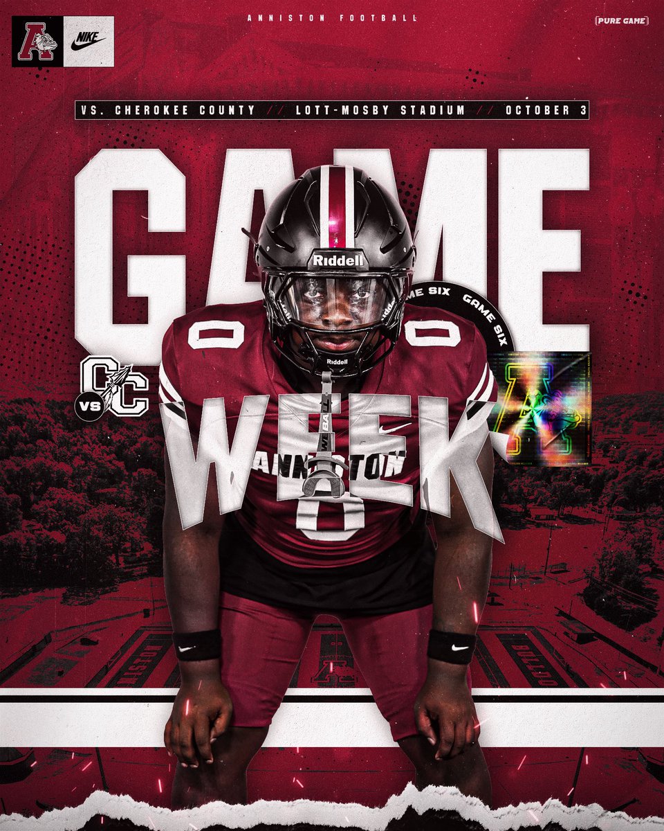 🐶⛓️GAME WEEK! Championship BOUT!
🏈 #4 Cherokee Co. vs. #5 Anniston 
🗣️IT’S SNOWING! WHITEOUT!!⚪️⚪️🥶🥶
📆 Friday-Oct. 3rd, 2025
⏰ 7:00pm
📍Lott Mosby Stadium-Anniston, AL
🎟️ gofan.co/event/3711557?…
<a href="/annistonalgov/">The City of Anniston</a> <a href="/AlabamaHSFB/">AHSFHS.org</a> <a href="/aldotcomPreps/">AL.com H.S. Sports</a> <a href="/DexPreps/">DexPreps</a> <a href="/DariontaeBrooks/">Dariontae brooks Jr</a> #Dawgson3