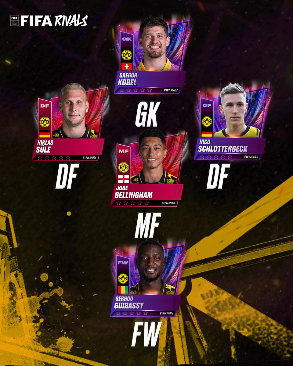 Champions League anthem on, goosebumps loaded 🎶⚽

Time to raffle off another BVB star in FIFA Rivals ⚫🟡

To enter:
✅ Like &amp; RT this post
✅ Reply with a BVB gif

One lucky manager will win a 5 ⭐ BVB player!

Winner announced on Friday!