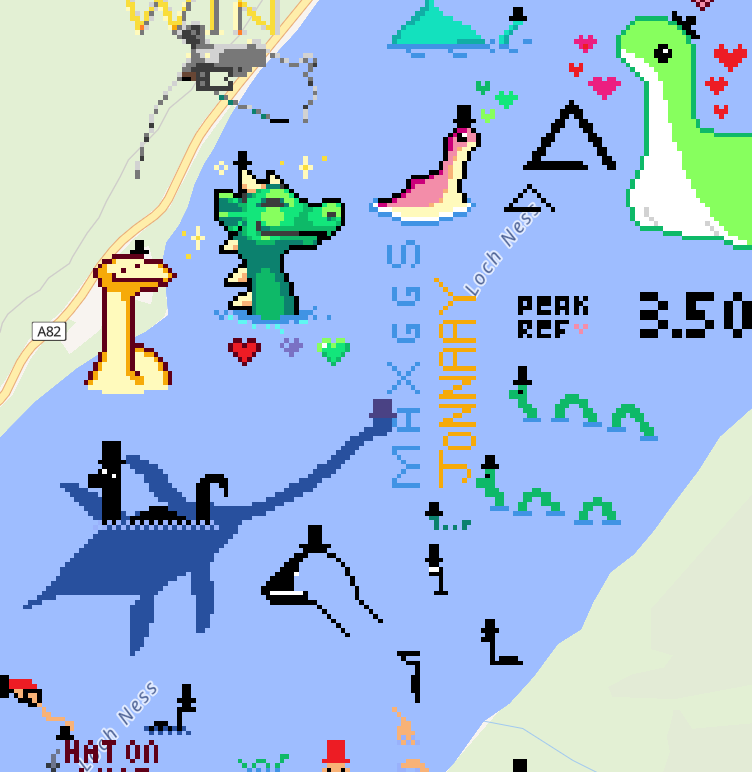 MoniqueMonsters's tweet photo. shoutout to Loch Ness on Wplace https://t.co/UunGu0zY7h
