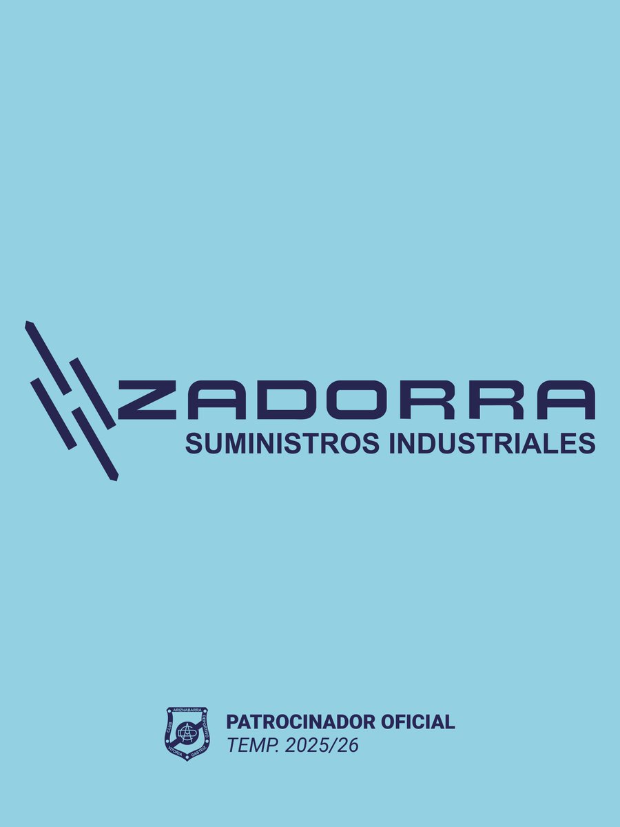 🔵 𝗣𝗔𝗧𝗥𝗢𝗖𝗜𝗡𝗔𝗗𝗢𝗥 𝗢𝗙𝗜𝗖𝗜𝗔𝗟 𝟮𝟱/𝟮𝟲  🔵

Damos la bienvenida a <a href="/zadorra_sum/">Zadorra Suministros</a> patrocinador oficial del 𝗘𝗹𝗽𝗿𝗼𝗲𝘅 𝗔𝗿𝗶𝘇𝗻𝗮𝗯𝗮𝗿𝗿𝗮 esta temporada 💙

Gracias por apoyar nuestro proyecto y formar parte de la familia🙌

#ElproexAriznabarra #AupaAriz