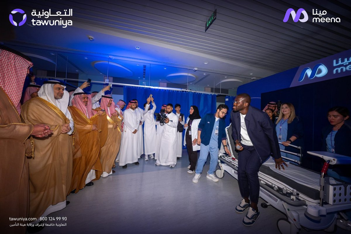 Tawuniya's tweet photo. تدشين معالي وزير الصحة فهد الجلاجل لمجموعة مينا الطبية يجسد رؤيتنا بأن #العافية_عادة 💜
ومع مينا ذراعنا الصحي، نصنع منظومة متكاملة ترسم أسلوب حياة صحي، وترافقك في كل تفاصيل رحلتك نحو العافية. https://t.co/0jso9t4LFy