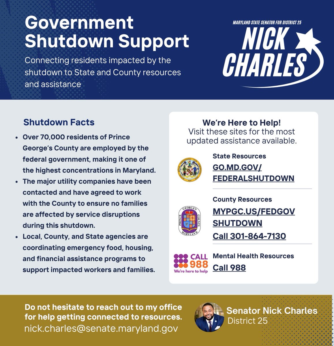 Senator Nick Charles tweet media