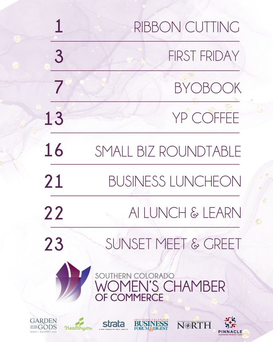 SCWCC's tweet image. Hello, October! 🍂 A new month means fresh opportunities to connect, learn, and grow with the SCWCC community. There’s something for everyone on the calendar this month. Thank you: @COMEDIAGROUP, @ggresortandclub, @PinnacleAPC, HealthYou, and Strata Med.

#SCWCC