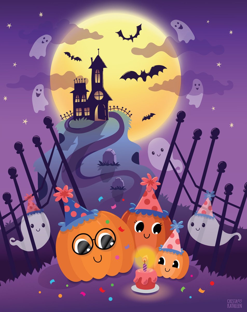 Happy happy birthday to this tiny little pumpkin by Crista Kathleen McGinley! @powdertucson 🎃🎂

Check out this artist's #portfolio 👉 childrensillustrators.com/cristamcginley…

#childrensillustrators #childrensbooks #kidlitart