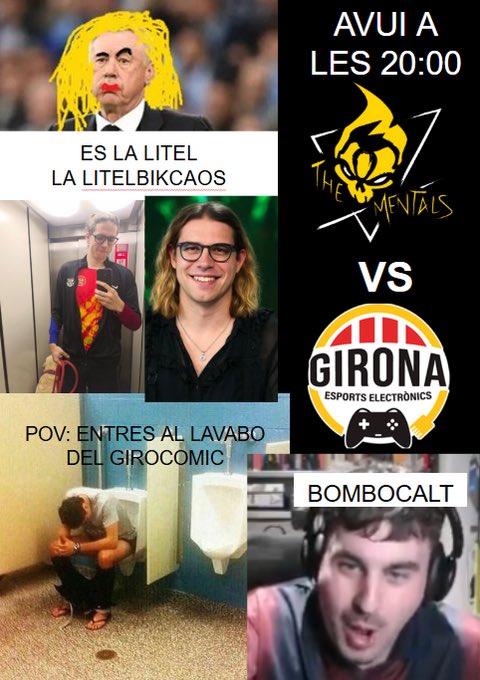 Vale... m'he oblidat de fer el matchday i he hagut de recórrer al millor dissenyador gràfic de la lliga, que a sobre és el nostre contrincant d'avui i això és el que m'ha passat... 
gràcies <a href="/VictorTaylor03/">VictorTaylor</a> 😬