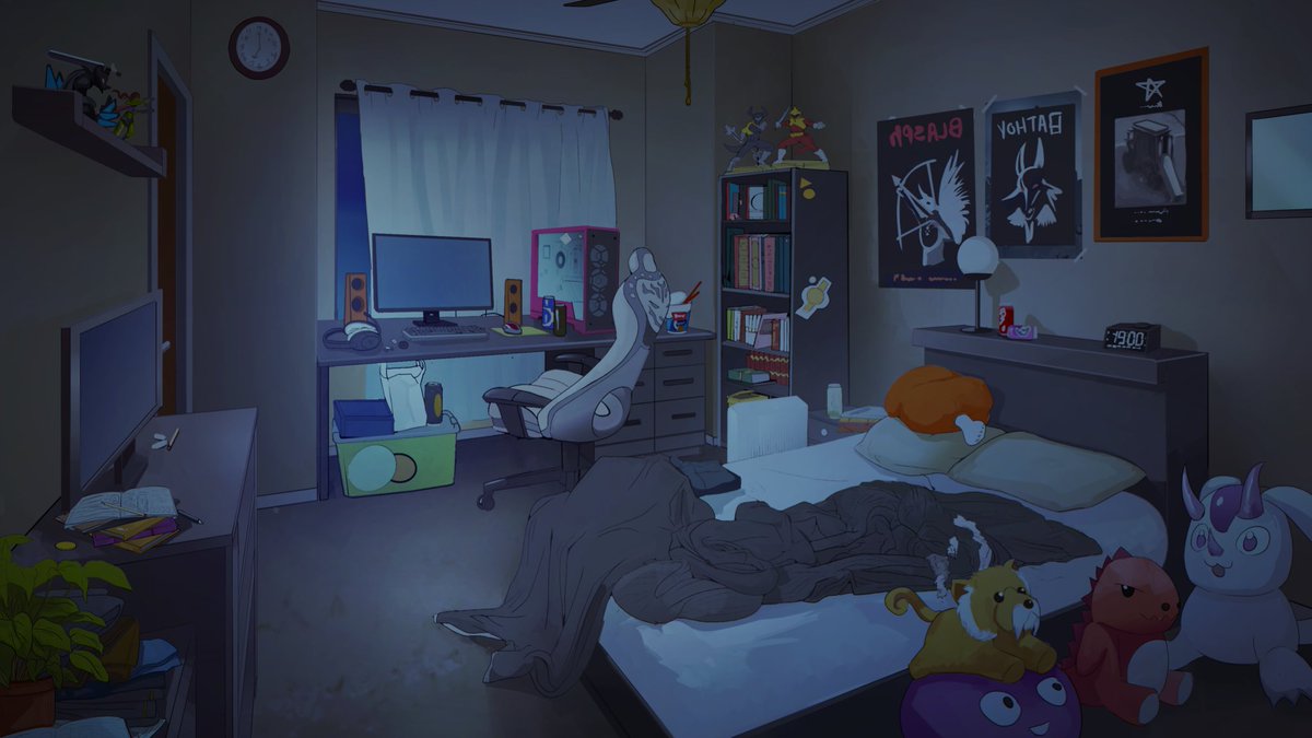 WWCS_Game's tweet image. Her bedroom