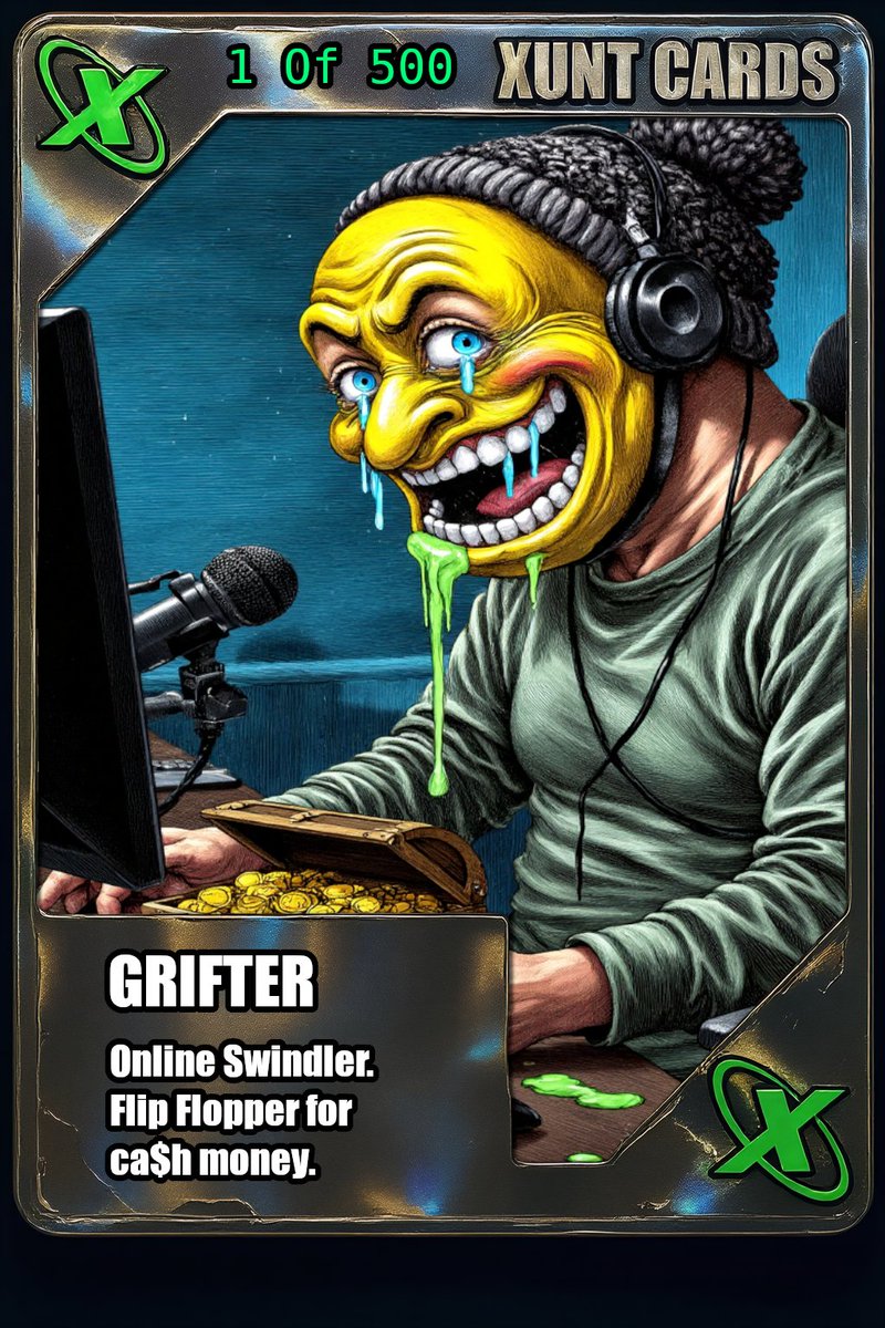 SuspiciousSpam's tweet photo. AI SLOP XUNT CARDS *concept* PART 2 https://t.co/EBVW4tZkMV
