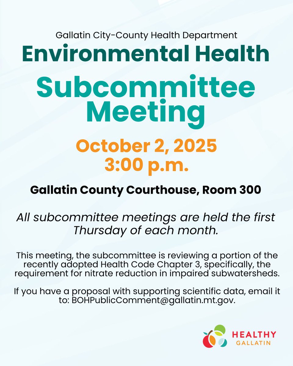 Gallatin City-County Health Department tweet media