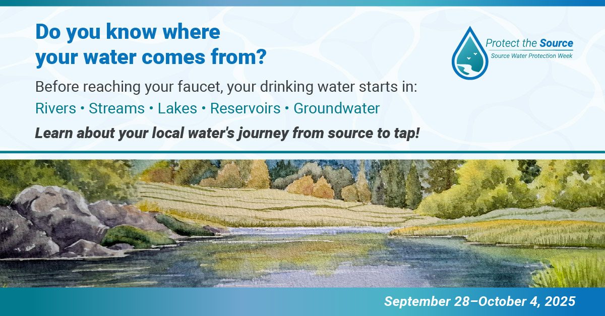 Illinois EPA (@ilepa) on Twitter photo 💧 Groundwater & surface water are called “Source Water” before treatment. Protecting these resources is the first step in delivering safe drinking water. Reducing pollution, smart land use, & local actions all help keep water clean. 🌎
🔗 Learn more: bit.ly/3Y4uvco 💧 Groundwater & surface water are called “Source Water” before treatment. Protecting these resources is the first step in delivering safe drinking water. Reducing pollution, smart land use, & local actions all help keep water clean. 🌎
🔗 Learn more: bit.ly/3Y4uvco