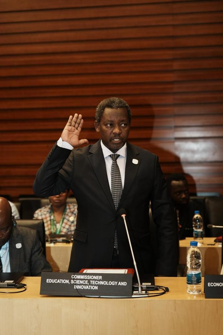 Honoured to begin today my role as AU Commissioner for ESTI. Committed to advancing Agenda 2063, SDG 4 &amp; Africa’s transformation through quality education &amp; innovation
Grateful to God,  Burundi and AU Member States for the trust. Ready to serve with humility, urgency and vision