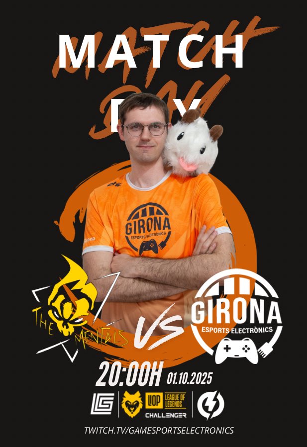 És broma... tot i que prefereixo crec el cartell d'en VictorTaylor... ja decidiu vosaltres si voleu que el contracti 🤔
EN RESUM: avui a les 20h TOTS AL CANAL DE TWITCH DE LA GSE QUE JUGUEM CONTRA <a href="/TheMentalsX/">TheMentals</a>
