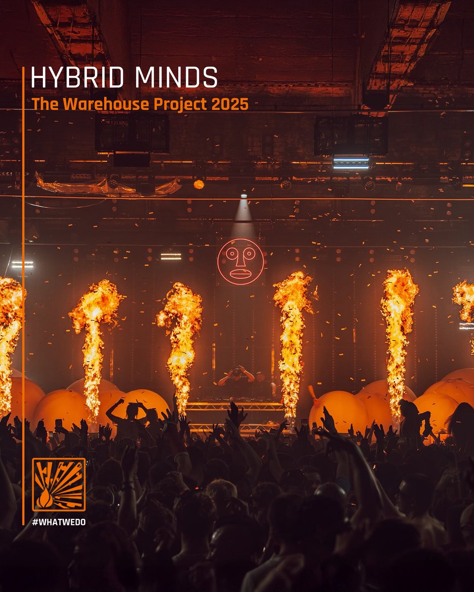 🔥 | Heating up the stage at the Warehouse Project with Hybrid Minds! 

🎉 | Over the weekend we had the pleasure of also joining Hybrid Minds for their set at the Warehosue Project in Manchester! For their set we provided G Flames, Stadium Shots, and a Confetti Gun. We hope to