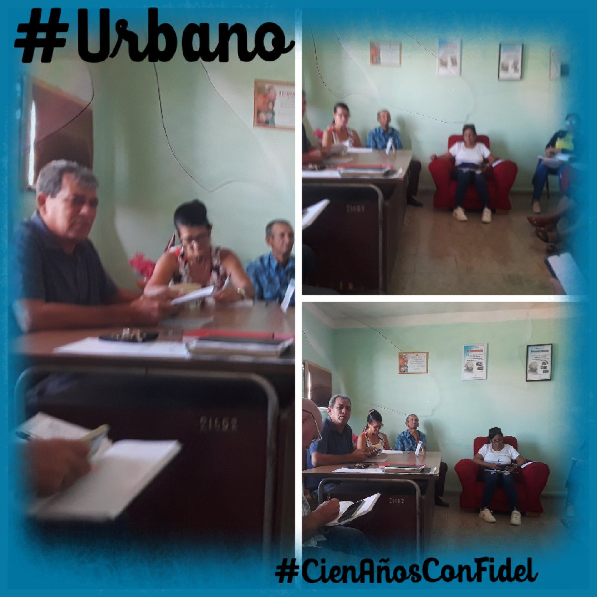 #HolguínSí
Con #HonorHolguinero se realiza Consejo de Dirección en #Urbano con el objetivo de constatar el desarrollo del Curso Escolar.
<a href="/CubaMined/">MINED</a> <a href="/NaimaTrujillob/">Naima Ariatne Trujillo Barreto</a> <a href="/DPEHolguin/">Dirección General de Educación Provincia Holguín</a> <a href="/LuisFel07486070/">Luis Felipe Batista Rodríguez</a>  <a href="/DiazCanelB/">Miguel Díaz-Canel Bermúdez</a> <a href="/QueipoRuiz/">Joel Queipo Ruíz</a> <a href="/BallesterWalter/">Walther Marrero Ballester</a>