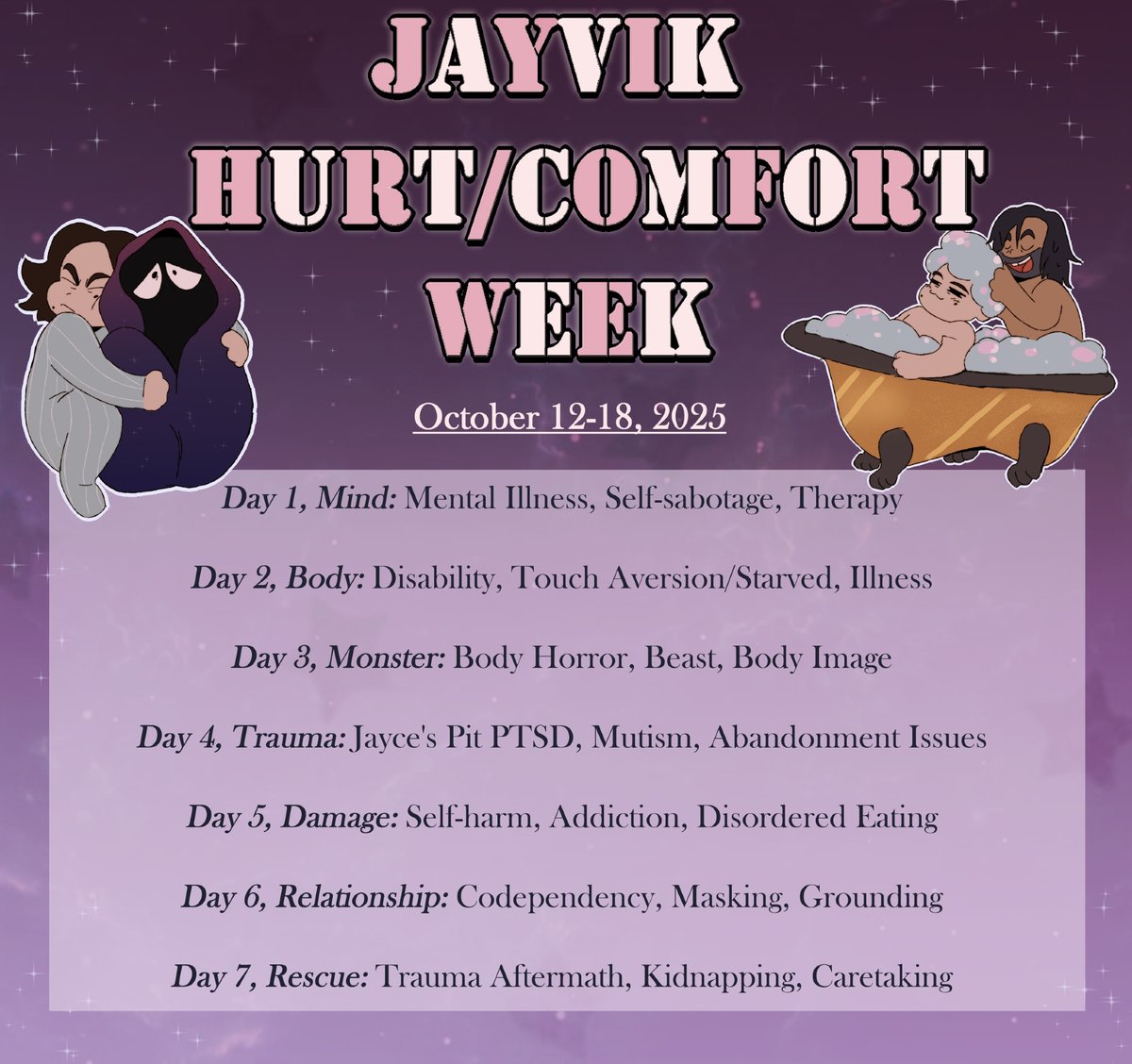 jincorpus's tweet photo. FINALLY OCTOBER!!
#Jayvikomegaverseweek : 5-11
#JayvikHCWeek : 12-18 https://t.co/sUAdZLorC1