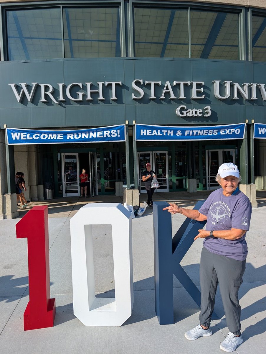 runcoachsays's tweet image. Congratulations to Nancy Kelley who traversed Wright-Patterson Airforce Base for a strong 10K finish and 2nd place overall in her AG.  Great work Nancy! 

#runningjourney #runner #runcoach #runningmotivation #10k