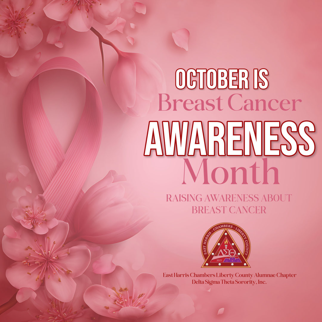 Donate. Educate. Advocate 
#DST1913 #EastHCLCDeltas #breastcancerawareness