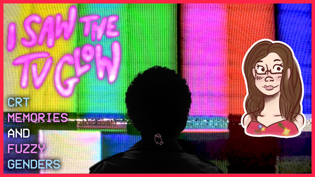 NEW VIDEO! I Saw the TV Glow: CRT Memories and Fuzzy Genders! Featuring original music by Molly Noise, interviews with <a href="/LeftAtLondon/">Left at London</a>, Molly, <a href="/bugsmaytrix/">Bugs (like the bunny) 💗🖤💗</a>, and Alice Bédard, and quote readings by <a href="/MelodyNosurname/">Melody is on the other place, follow me there</a>, <a href="/transscribe/">Katelyn Burns</a>, and <a href="/Bound_Internal/">it's boundo</a>. Link in reply, enjoy!
