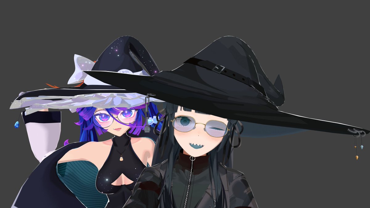Tochixs's tweet photo. i love big hats, Witches get bitches #ShowFeesh #ArtOfTheBlue
#3dart #ENVtubers https://t.co/A3Rrn2r2cW
