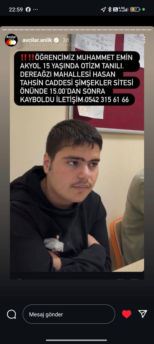 #Acil #KAYIP <a href="/SedefErken/">Sedef Erken</a> #Otizmli