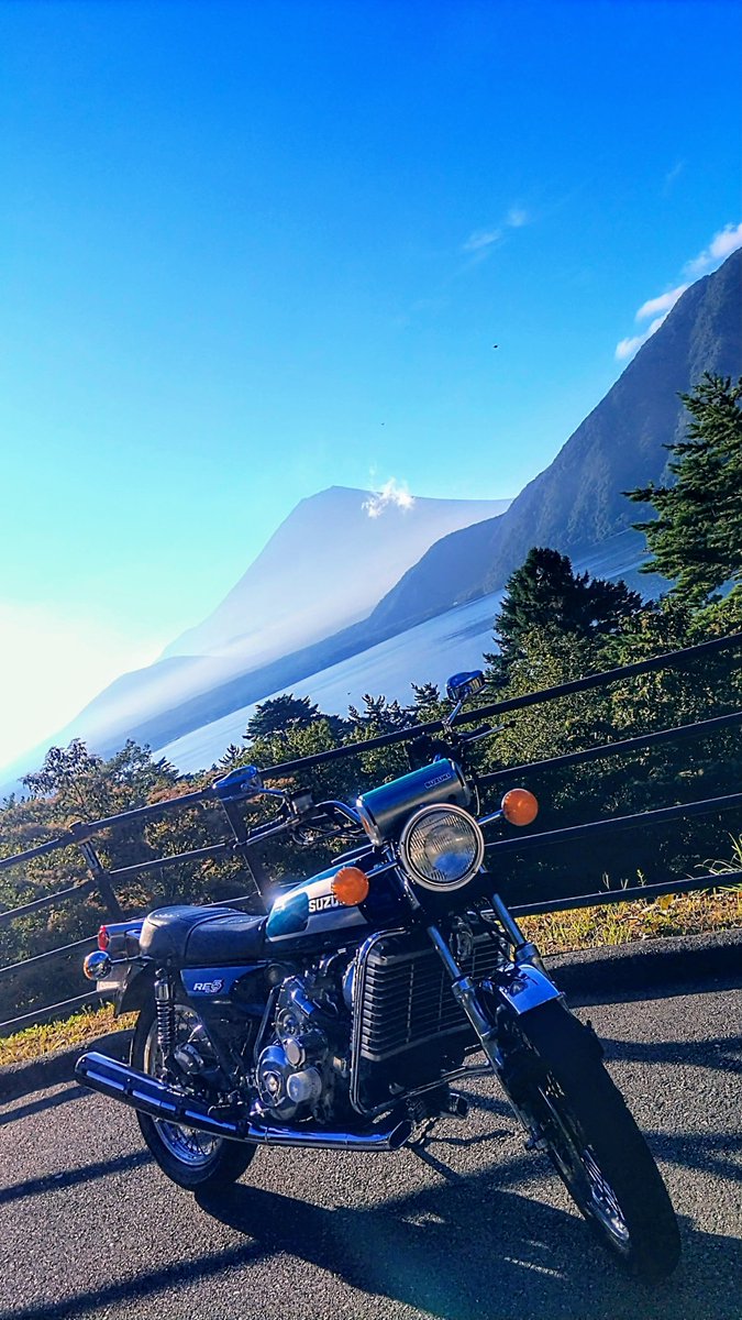 #9月を写真1枚で振り返る
#バイクのある風景 
#スズキRE5